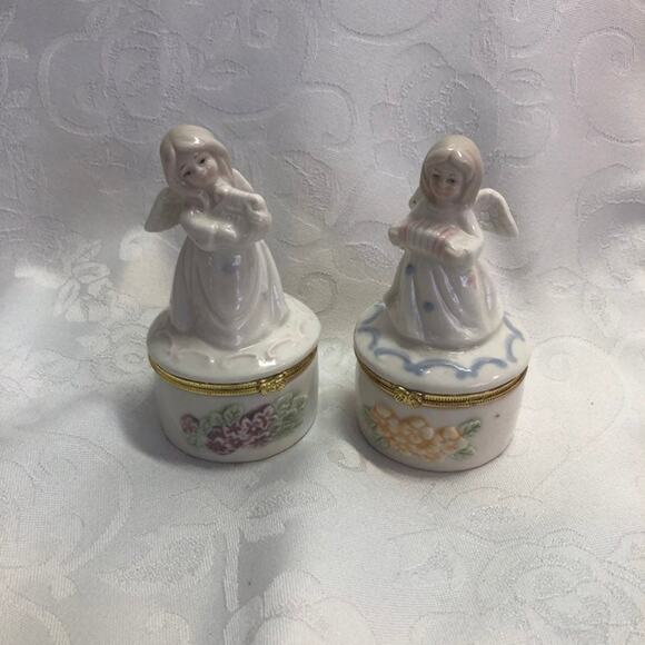 Vintage Angel Trinket Boxes - Picture 1 of 6